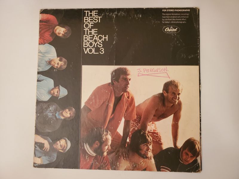 The Beach Boys The Best of The Beach Boys Vol. 3 vinyl record